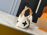 COUSSIN Plush Monogram Handbag