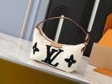 COUSSIN Plush Monogram Handbag