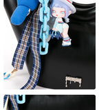 Elegant Black designer original handbag \ shoulder bag \ crossbody bag