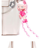 Pink & White Dream designer original handbag \ shoulderbag \ crossbody bag