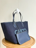 Totissima Large Denim Tote Bag