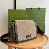 GG Supreme Canvas Men's Messenger Bag