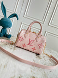 Pink monogram series handbags
