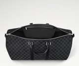 2026 Keepall Bandoulière 55 Damier Graphite N41413