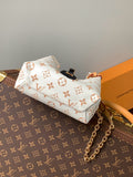 White monogram handbag series