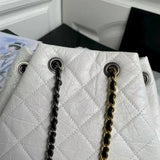 new limited edition gold and silver chain retro backpack