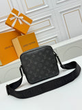 Black monogram waist bag / chest bag series