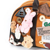 Caramel Cocoa designer original shoulder bag \ handbag \ crossbody bag