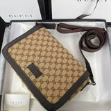 Classic GG monogram men's shoulder bag