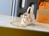 Colorful monogram mini handbag series