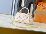 Colorful monogram mini handbag series