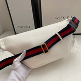 Print Leather Belt Bag