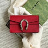 Dionysus Super Mini Bag in Red