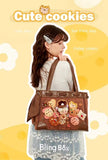 "Cookies that grew up eating cookies." designer original shoulder bag \ handbag \ crossbody bag