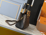 Monogram Gold Buckle Handbag Series