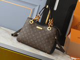 Monogram Gold Buckle Handbag Series