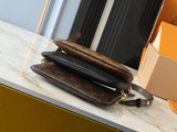 Monogram-patterned leather crossbody bag series