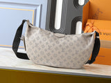 Light-colored monogrammed functional bag series