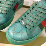 Ace Series GG Crystal Canvas Men's Sneakers (Green) |760775 FACRF 3751