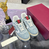Re-Web Series Couple's Sneakers (Women's) Blue GG Denim |838831 FAEVU 4645