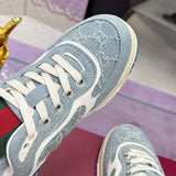 Re-Web Series Couple's Sneakers (Men's) Blue GG Denim |834708 FAEVU 4645