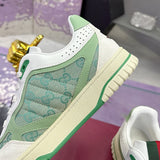 Re-Web Series Sneakers (Women's), Classic GG Canvas, Green/Ivory Patchwork| 785452 AADHW 9573