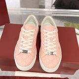 Ace Series Women's Pink GG Supreme Canvas Sneakers |812026 FAD2A 8741