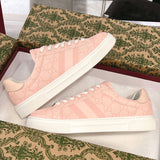 Ace Series Women's Pink GG Supreme Canvas Sneakers |812026 FAD2A 8741