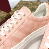Ace Series Women's Pink GG Supreme Canvas Sneakers |812026 FAD2A 8741