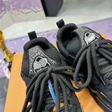 Men's Skate Sneakers All-Black Swarovski Crystal Edition| 1ABMHV