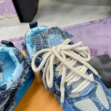 Men's Skate Sneaker Blue Swarovski Monogram1ABMH9