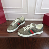 Men's Ace Series Ebony GG Supreme Canvas Web Strap Sneakers |760775 FACMZ 9746