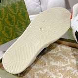 Men's MAC80 Interlocking Double G White Sneakers |756811 AAB79 1051
