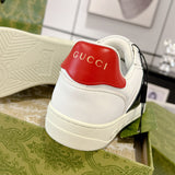 Men's MAC80 Interlocking Double G White Sneakers |756811 AAB79 1051