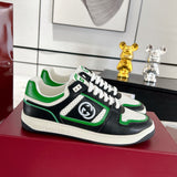 Basket Series Men's Low-Top Sneakers (Green Demetra Material) |697882 2SH90 3760