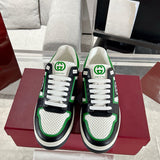 Basket Series Men's Low-Top Sneakers (Green Demetra Material) |697882 2SH90 3760