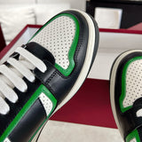 Basket Series Men's Low-Top Sneakers (Green Demetra Material) |697882 2SH90 3760