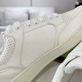 G75 Series Women's White Suede Sneakers| 812656 AADM0 9110