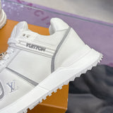 Couple's Run Away Maxi Sneakers (Men's) Smooth White Calf Leather| 1AHSRL