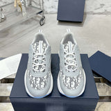 B22 Signature Print Grey/White Sneakers (Women's) |3SN231YXX H868