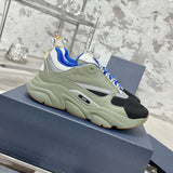 B22 Men's Cream Black Olive Blue Sneakers| 3SN231YKB_H669