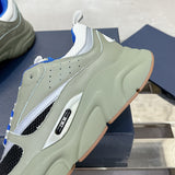 B22 Men's Cream Black Olive Blue Sneakers| 3SN231YKB_H669