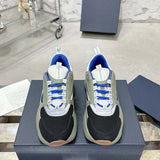 B22 Men's Cream Black Olive Blue Sneakers| 3SN231YKB_H669