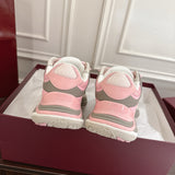 Women’s 2.0 Series Mesh and Leather Low-Top Sneakers (Pink/Gray) |816489 FAD5T 8755