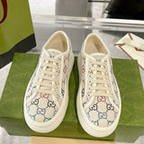 Women's Treck Series Colorful Crystal GG Platform Sneakers |771645 FABH3 9179
