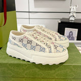 Women's Treck Series Colorful Crystal GG Platform Sneakers |771645 FABH3 9179