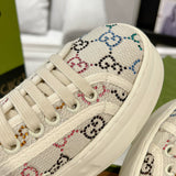Women's Treck Series Colorful Crystal GG Platform Sneakers |771645 FABH3 9179