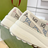 Women's Treck Series Colorful Crystal GG Platform Sneakers |771645 FABH3 9179