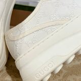 Women's Tennis 1977 Series GG White Canvas Chunky-Sole Sneakers |746767 20Q20 9044