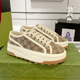 Women's Tennis 1977 Series Ebony Canvas Low-Top Chunky-Sole Sneakers| 746766 20Q20 9745